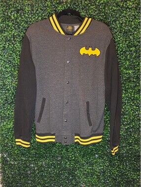 Batman Themed Varsity Jacket Size L